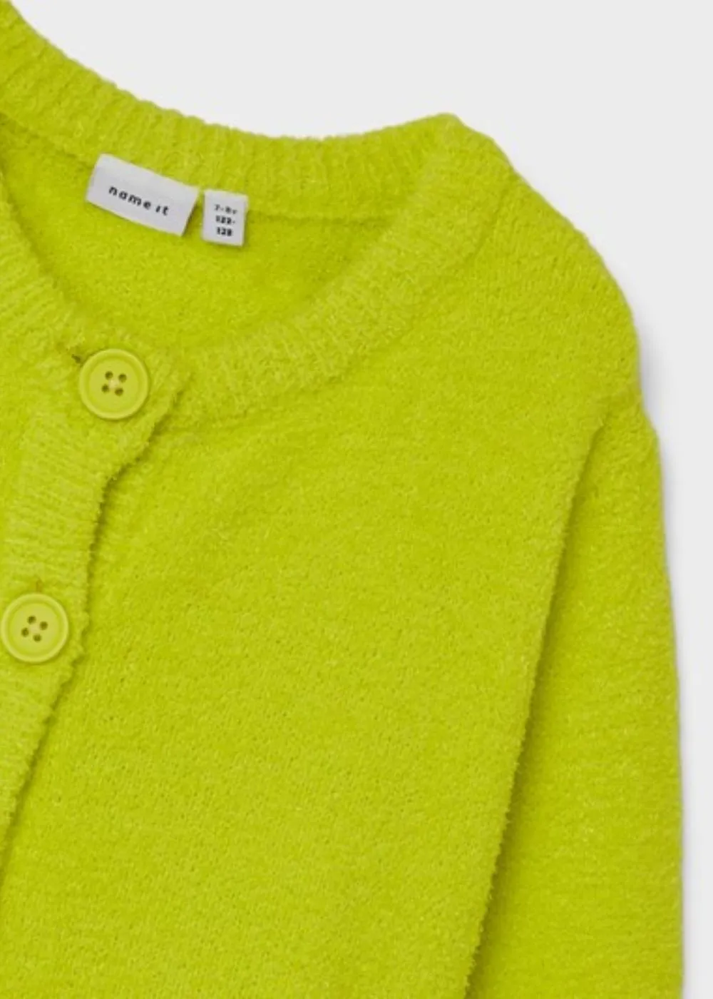 Girls Flat Knit Cardigan