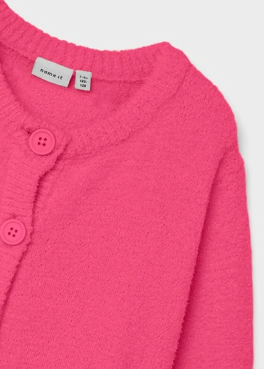 Girls Flat Knit Cardigan