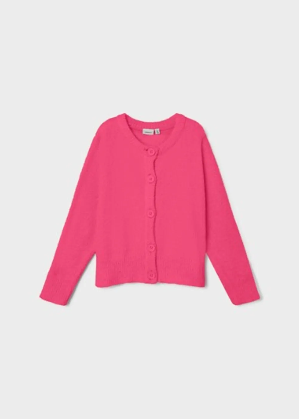 Girls Flat Knit Cardigan