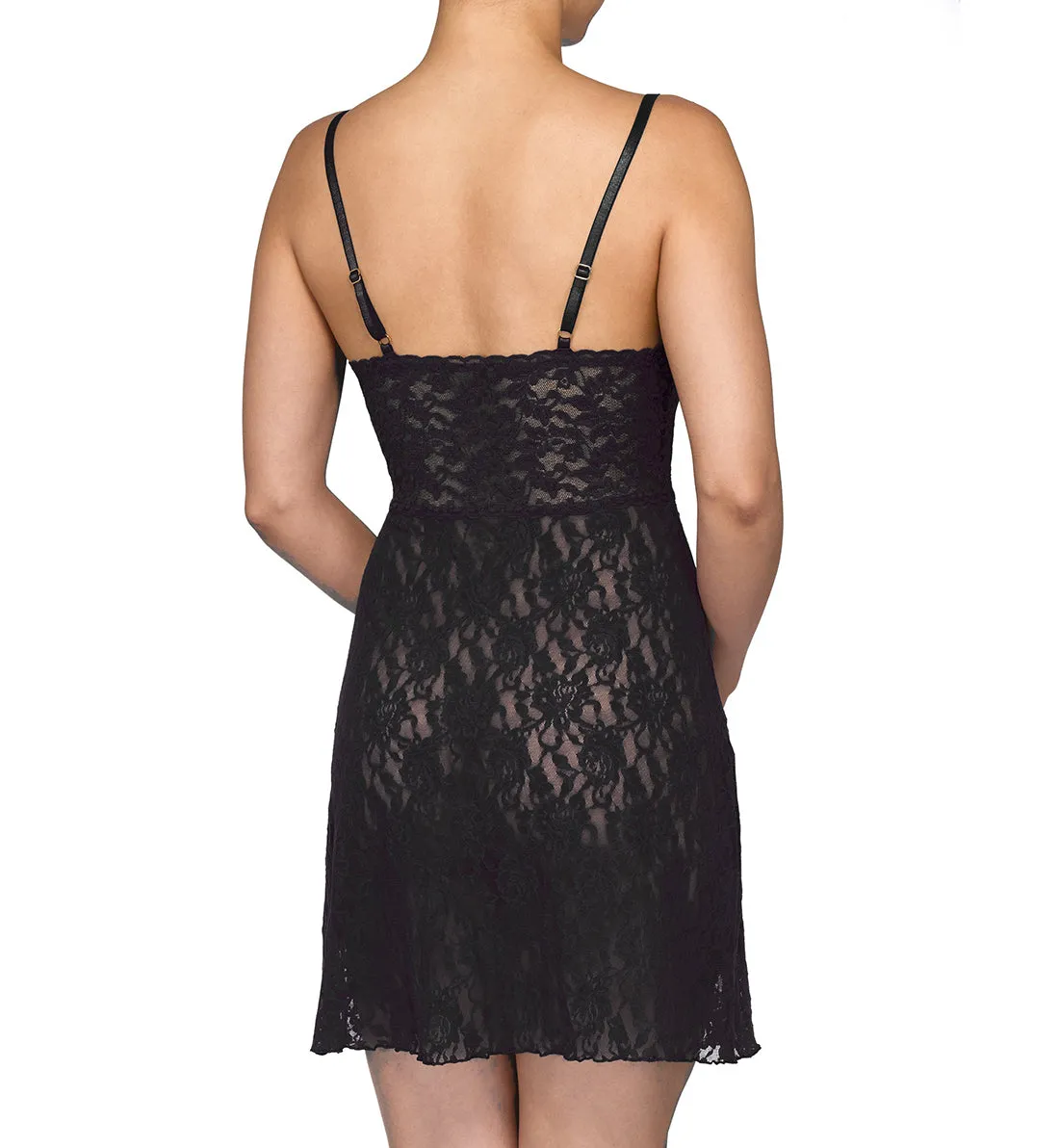 Hanky Panky Signature Lace Retro Chemise (485701) - Black