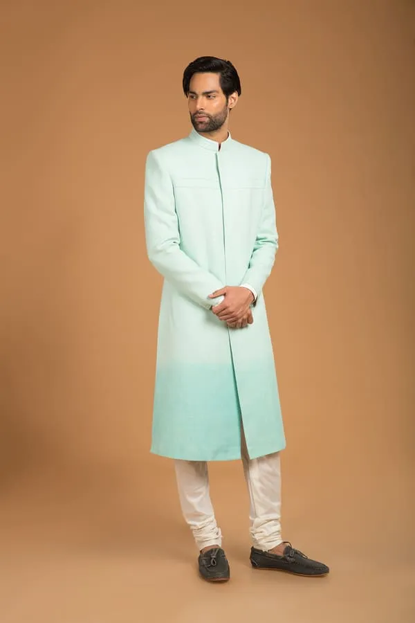 Herringbone Ombre Sherwani - Skyler