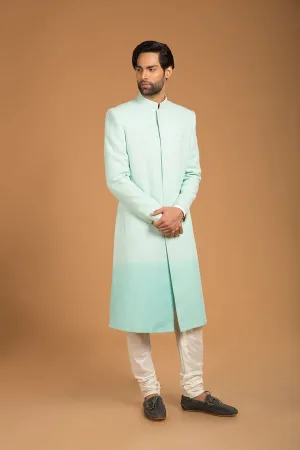 Herringbone Ombre Sherwani - Skyler