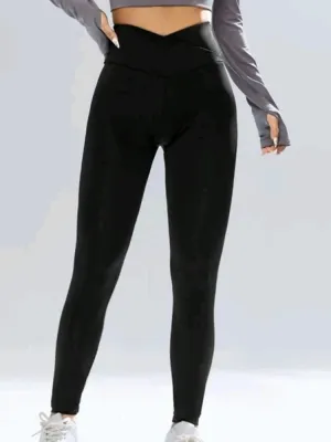 High Waist Hip Lift Workout Black Yoga Pants Women Leggings Gym Clothes Push Up Fitness Sports Tights