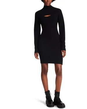 Ivana Sweater Dress Set In Black | Black