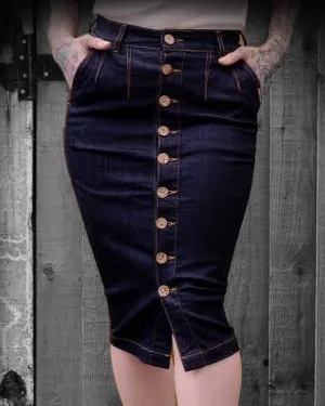 JEANS PENCIL SKIRT