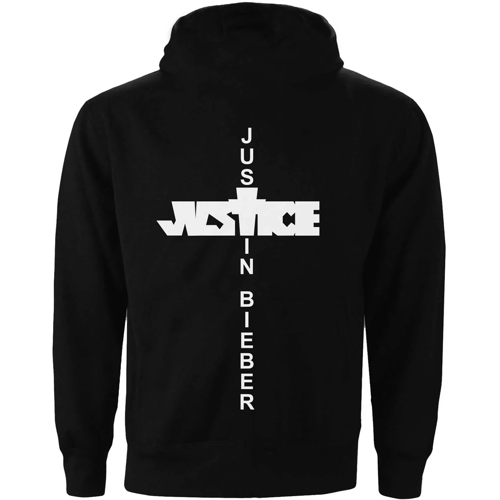 Justin Bieber Unisex Pullover Hoodie: Justice (Back Print)