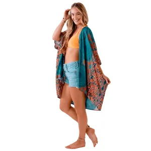 Lahaina Mandala Kimono Cover Up