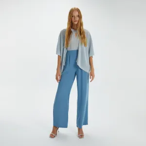 Light Blue Kimono-Style Cardigan