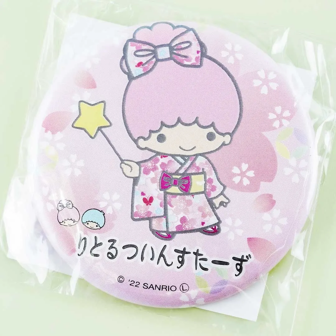 Little Twin Stars Lala Sakura Kimono Badge