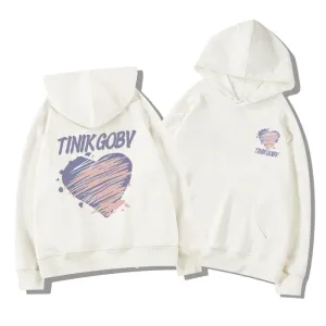 Loose Printed American Style Women Hoodies New Fashion Streetwear Vintage Ins Spell Color Black Hooded Female Sweatshirts