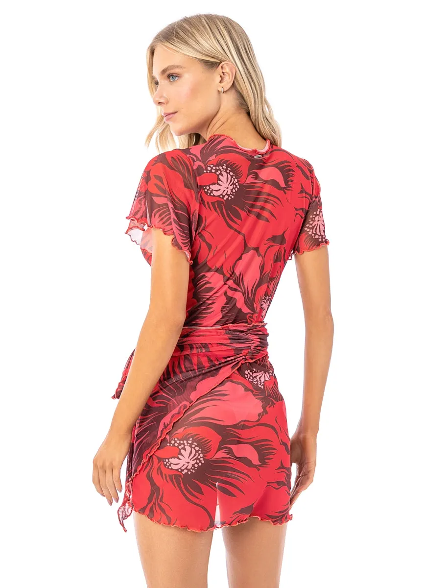 Maaji Scarlet Tulip Derry Kaftan