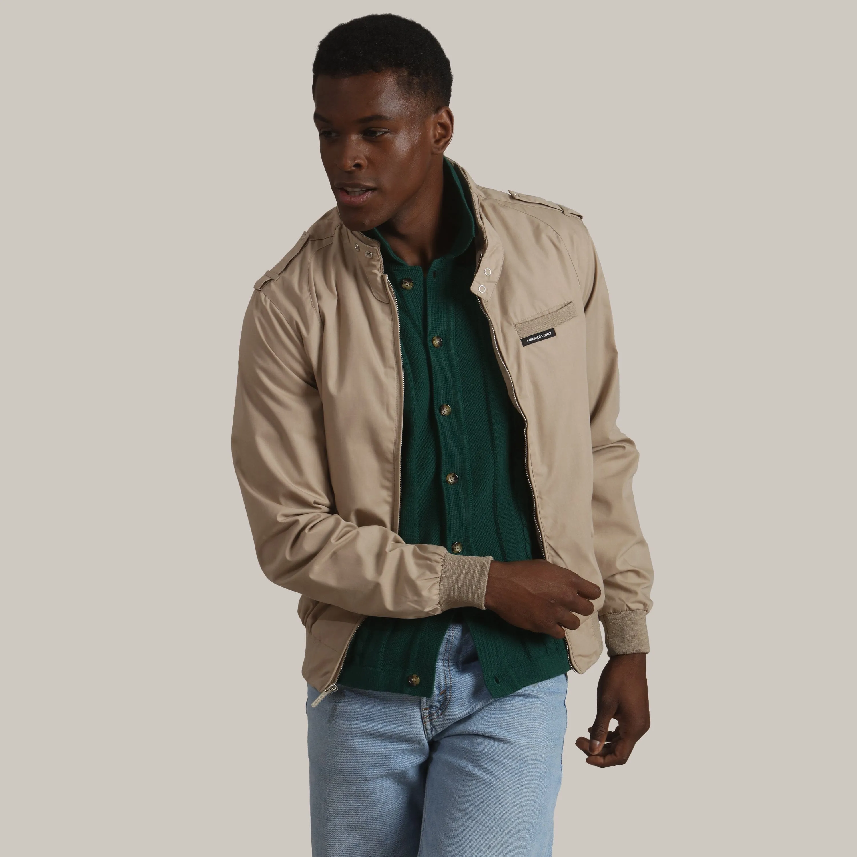 Men's Big & Tall Classic Iconic Racer Jacket