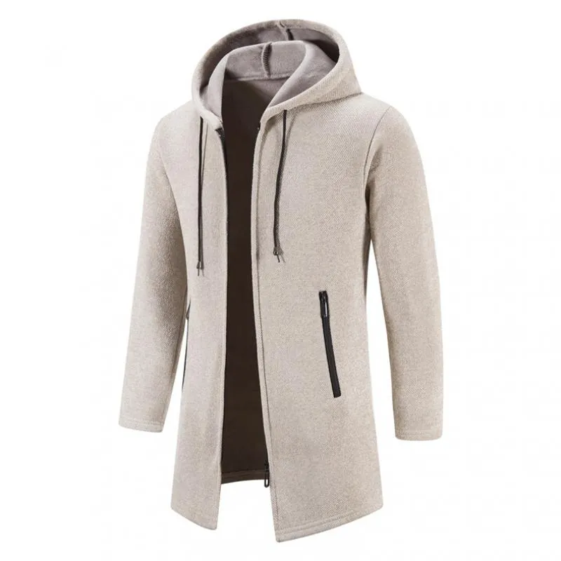 Men's Cardigan Thick Solid Color Knitted Cardigan 34577299L