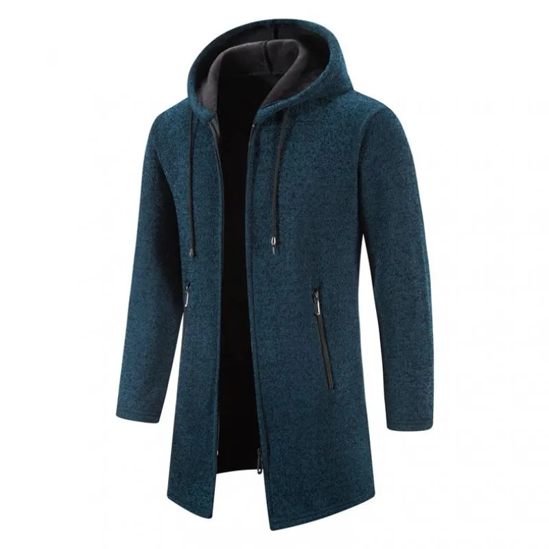 Men's Cardigan Thick Solid Color Knitted Cardigan 34577299L