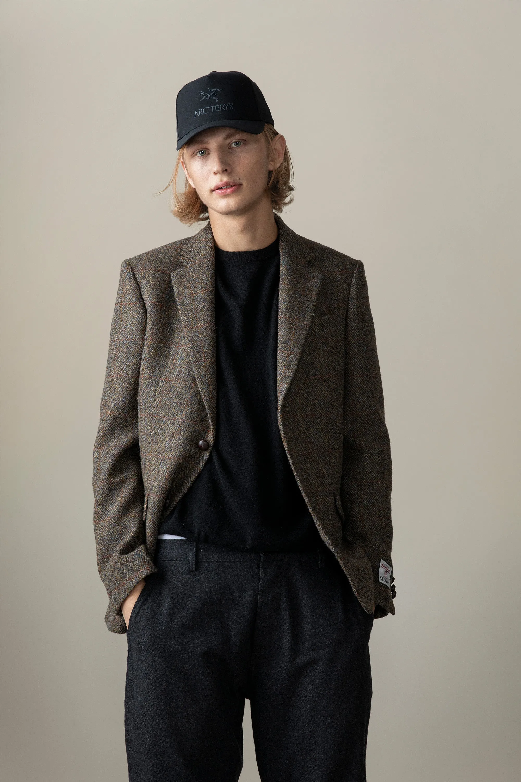 Men's Harris Tweed Patrick Jacket - Brown Check