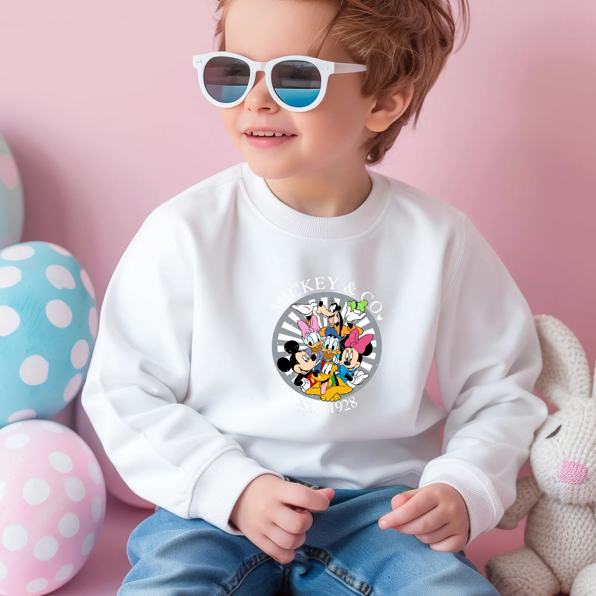 Mickey and Co 1928 Friends Classic Trip Toddler Sweatshirt