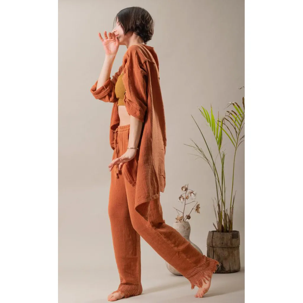 Muslin Kimono Set