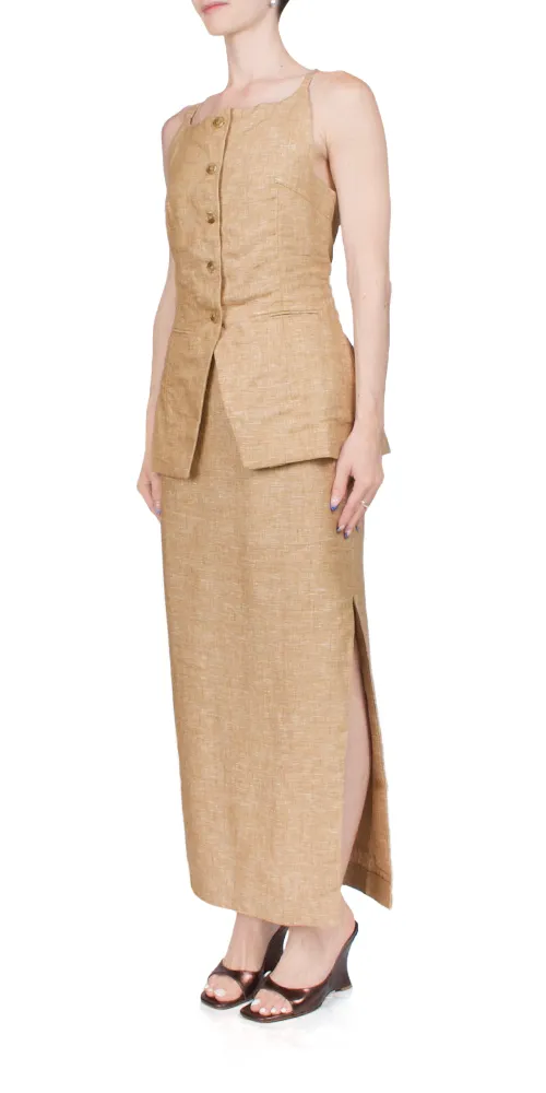 Nancy Pencil Skirt Walnut