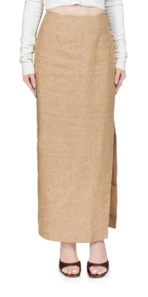 Nancy Pencil Skirt Walnut