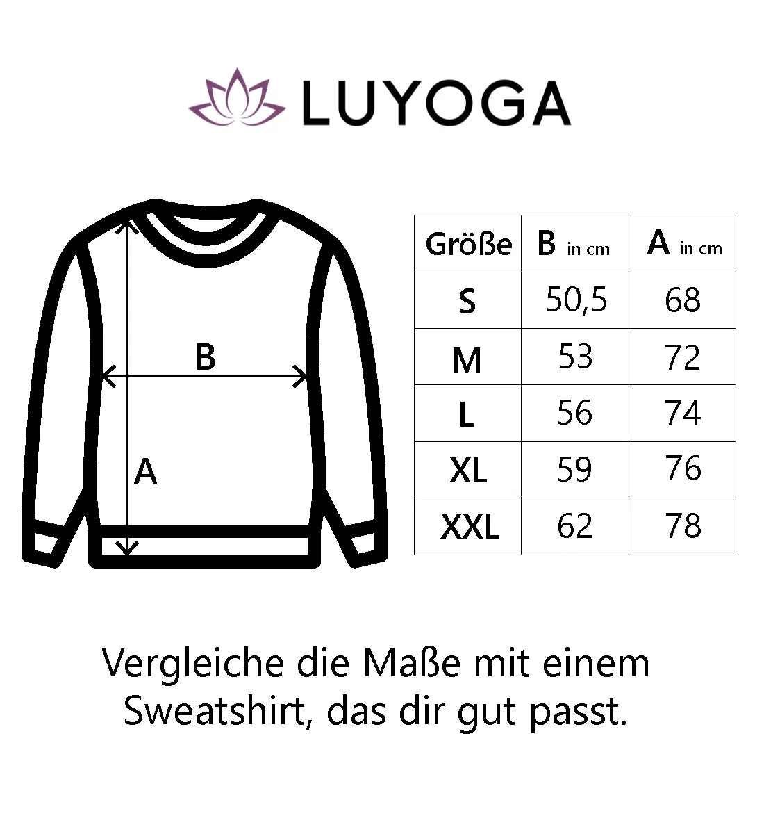 Offensichtlich nicht die Yogalehrerin Bio Sweatshirt Unisex