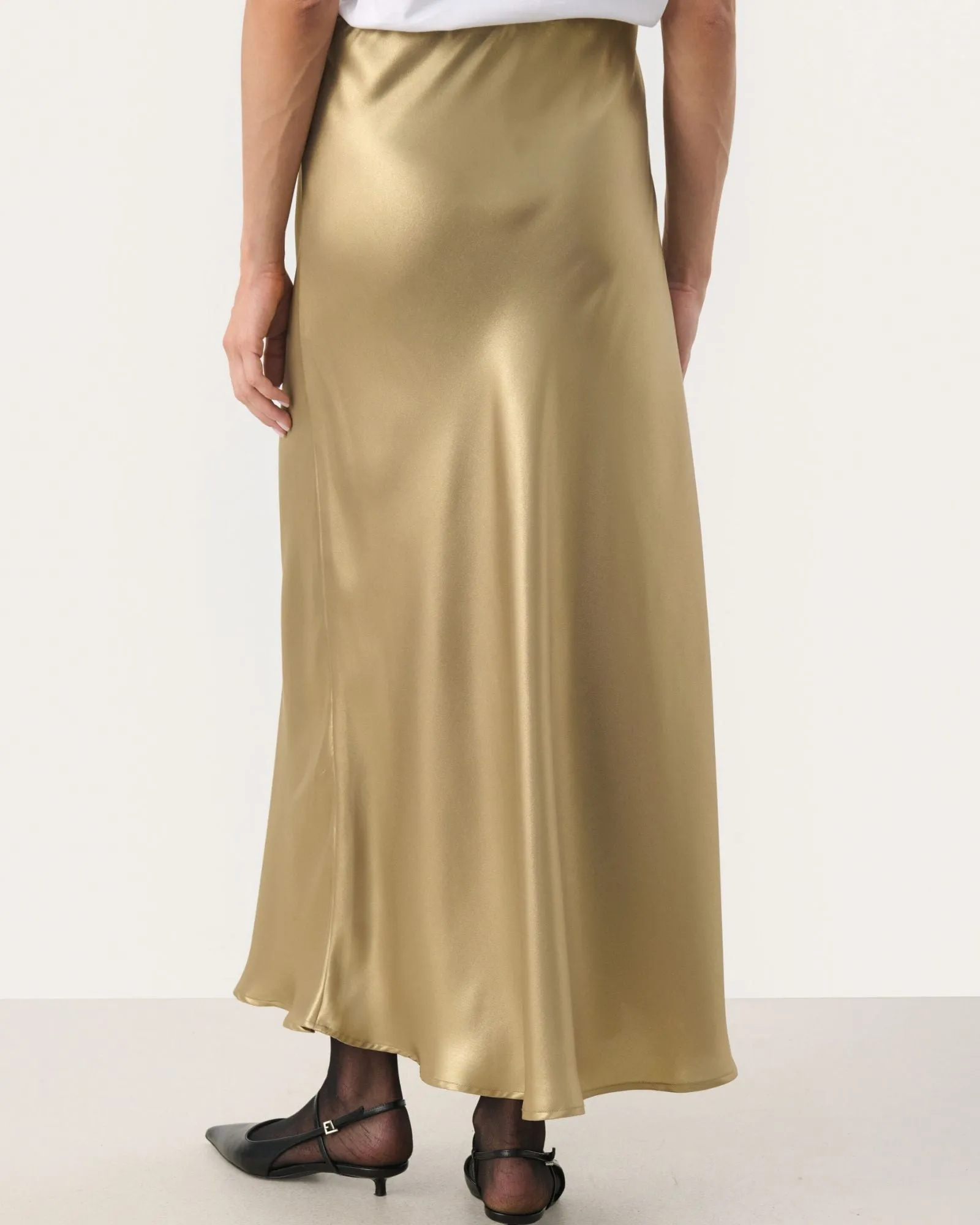 Part Two Laurinas Satin Skirt