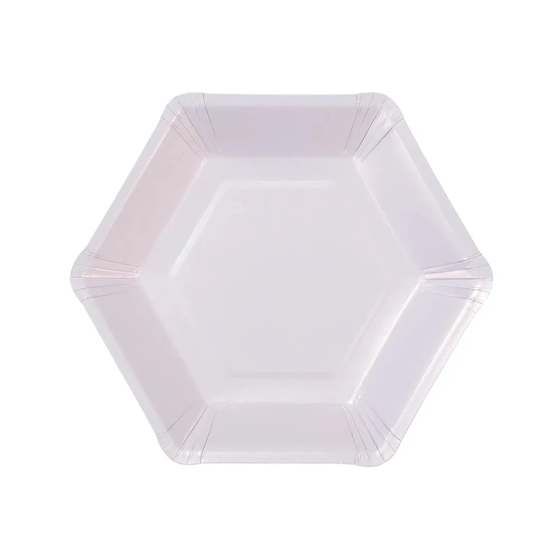 Pastel Large Hexagonal Paper Plates
