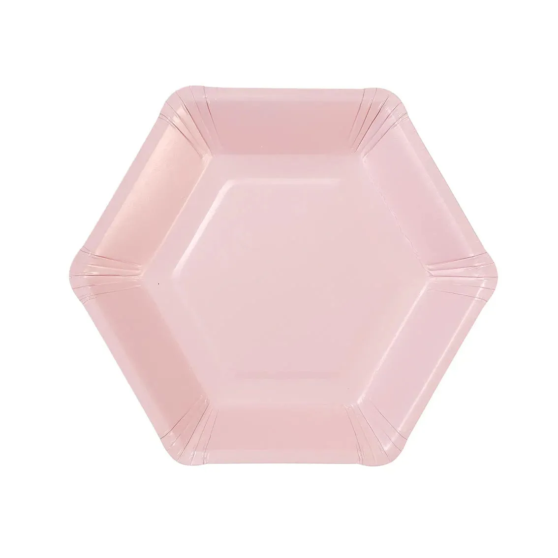 Pastel Large Hexagonal Paper Plates