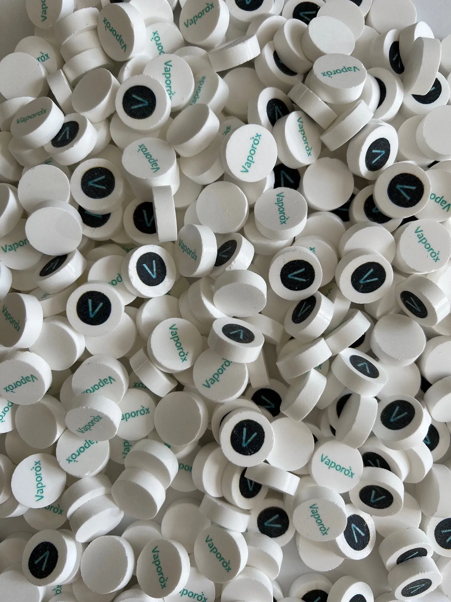 Personalized Logo White Circle Candies - 8 Per Bag