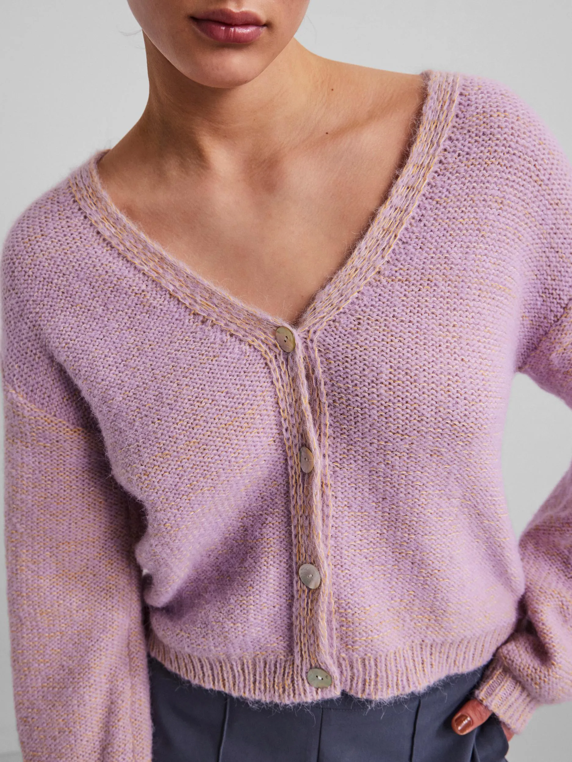 Pieces Henna - Strik cardigan