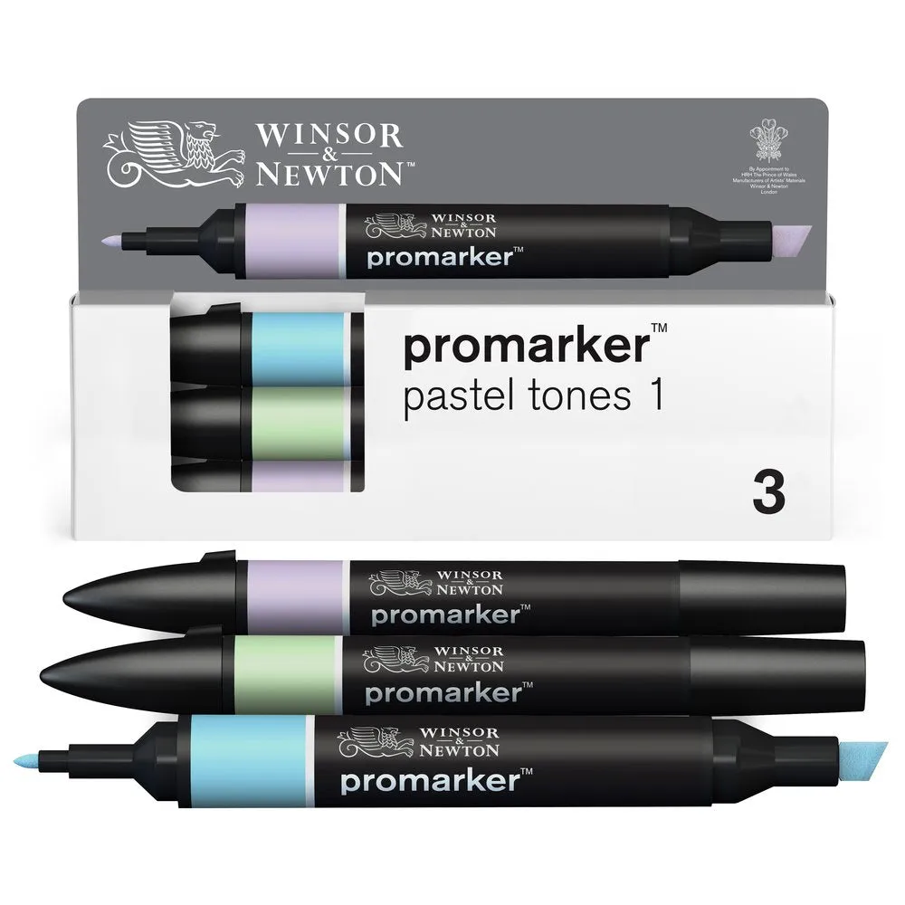 Promarker 3  Pastel 1 Tones Set