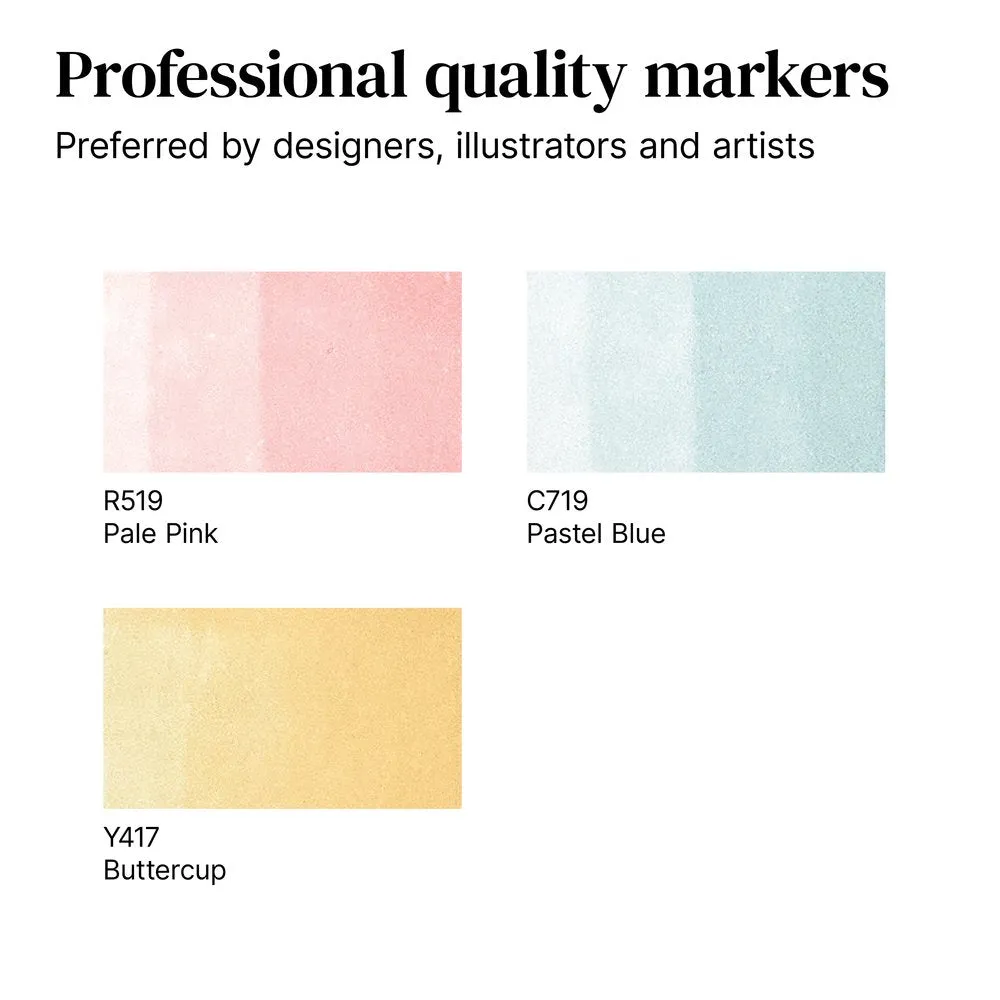 Promarker 3  Pastel 2 Tones Set