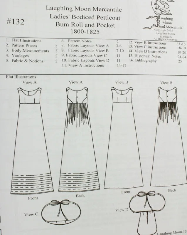 Regency Slip Dress Pattern