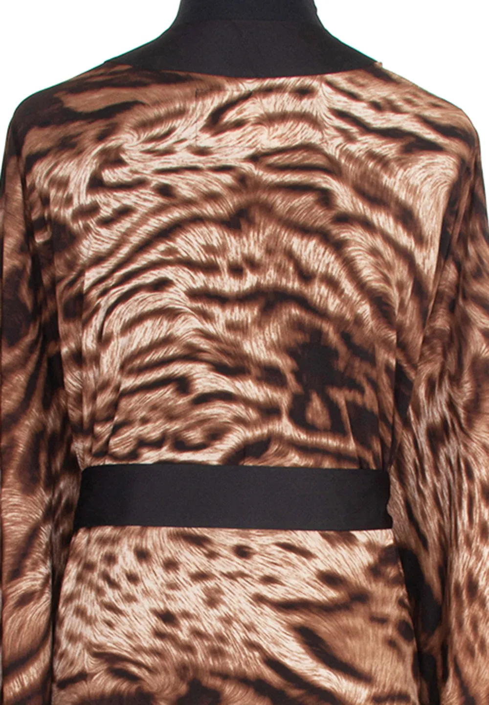 Safari - African Cat Kimono (Black)