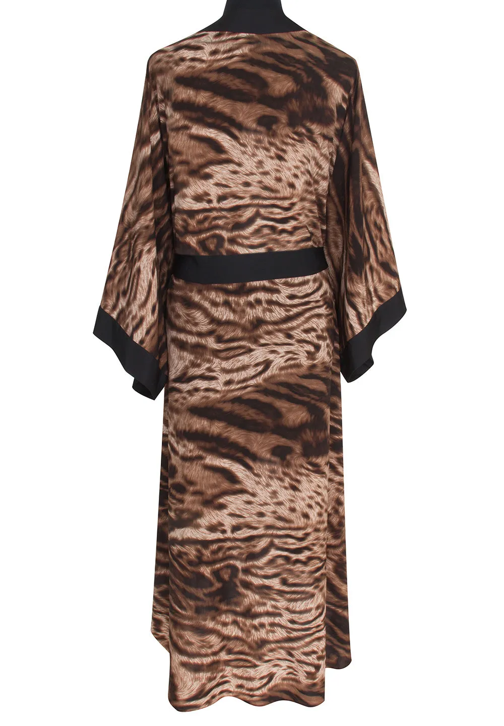 Safari - African Cat Kimono (Black)