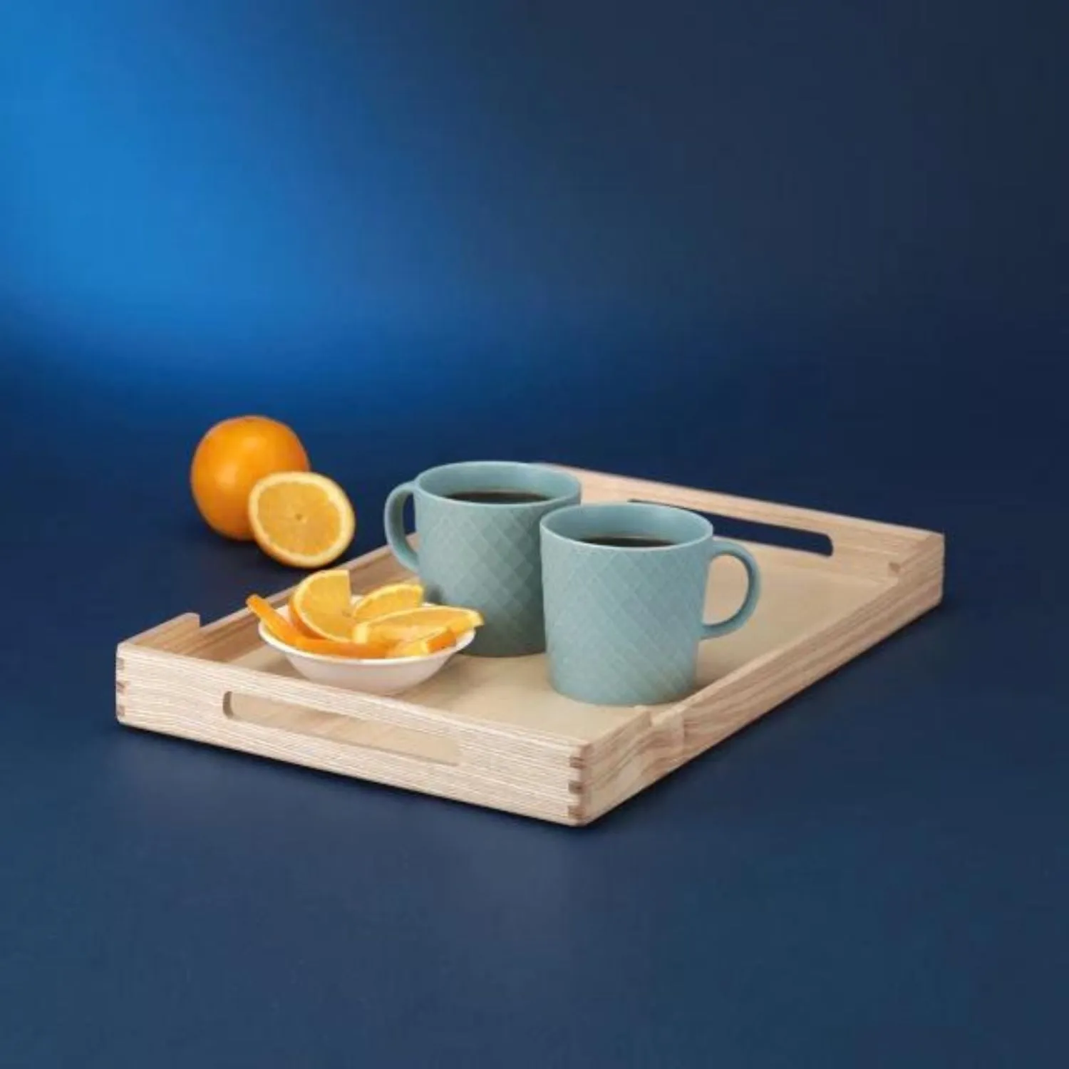 Serving Tray | Canadian Ash Wood | Sturdy And Stylish | Smooth Finish | 18"