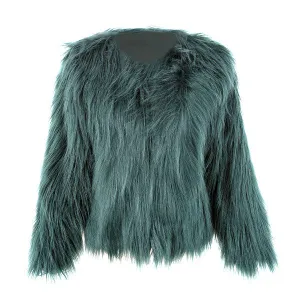 Shaggy Long Sleeve Coat