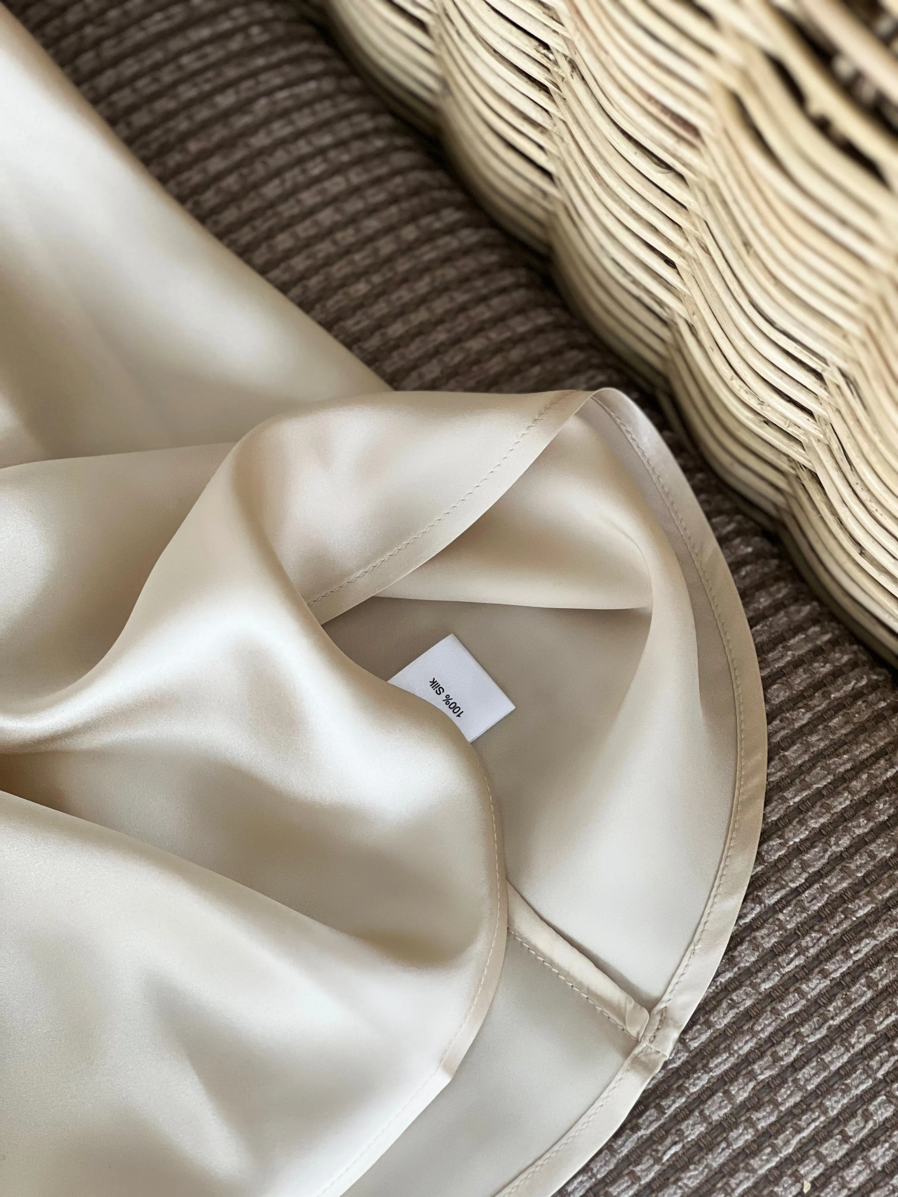 Short Silk slip dress