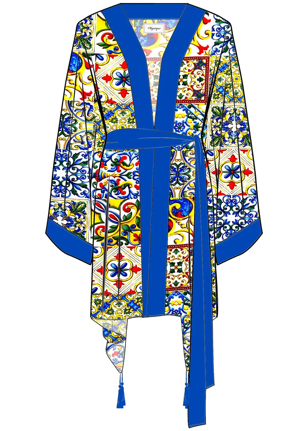 Siciliana - Dulce Kimono (Royal Blue)