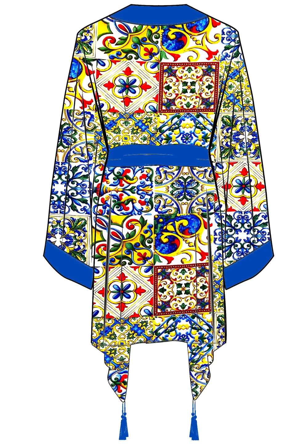 Siciliana - Dulce Kimono (Royal Blue)