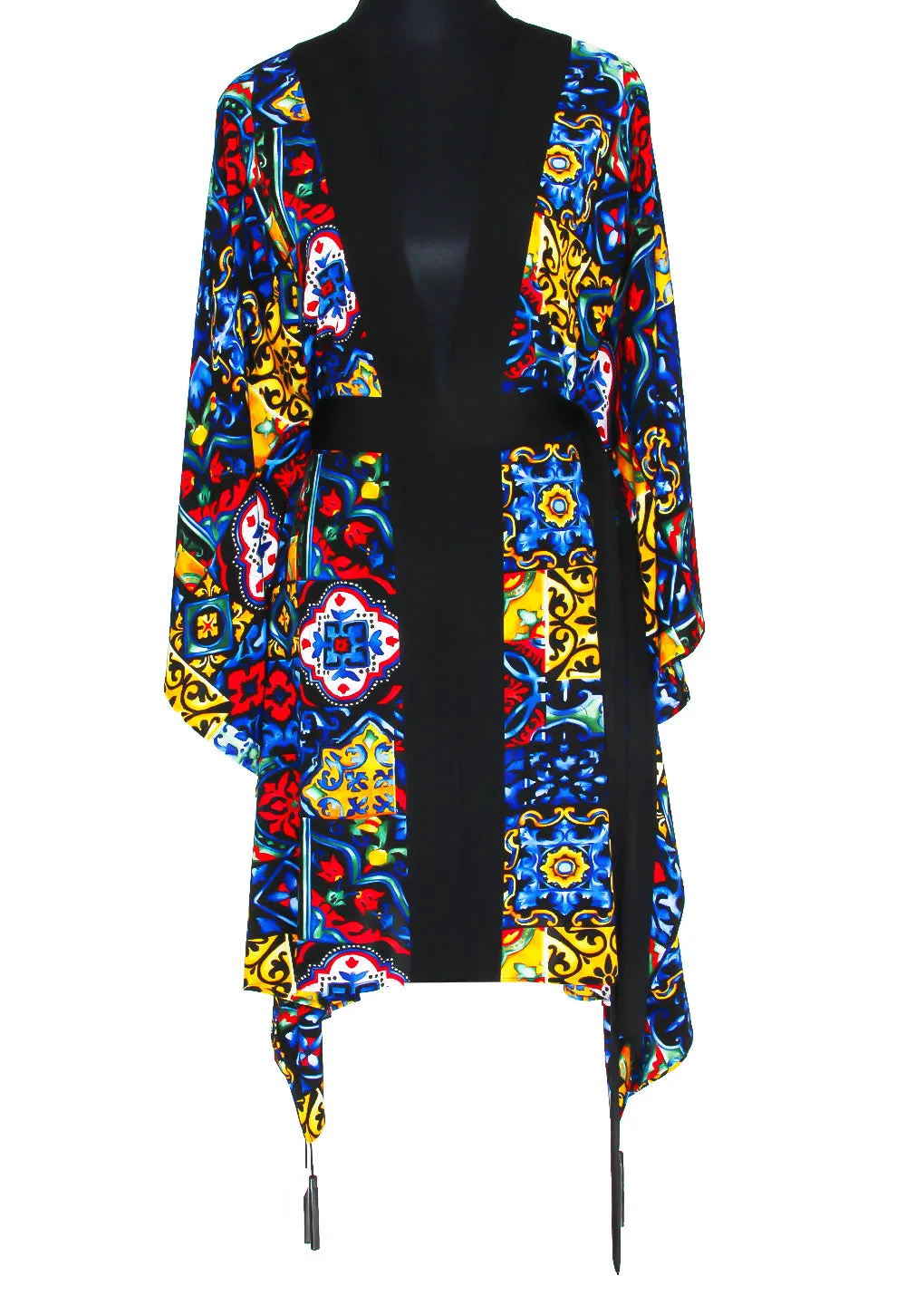 Siciliana - Valentina Kimono (Black)