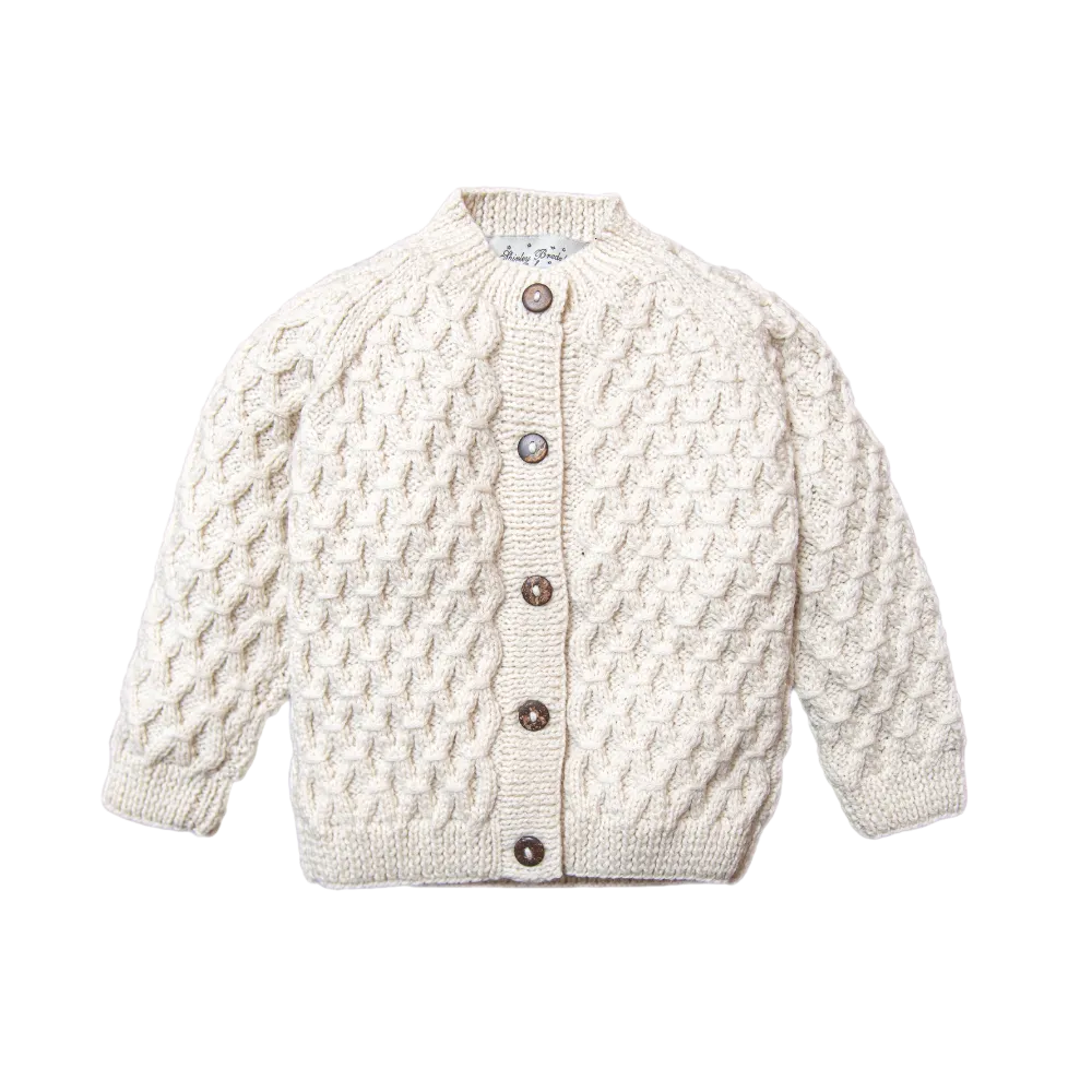 Smock cardigan - Cream White