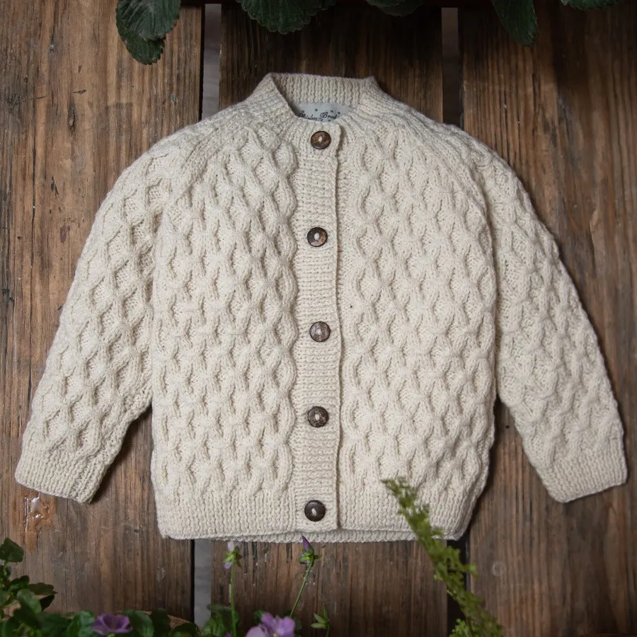 Smock cardigan - Cream White