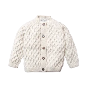 Smock cardigan - Cream White