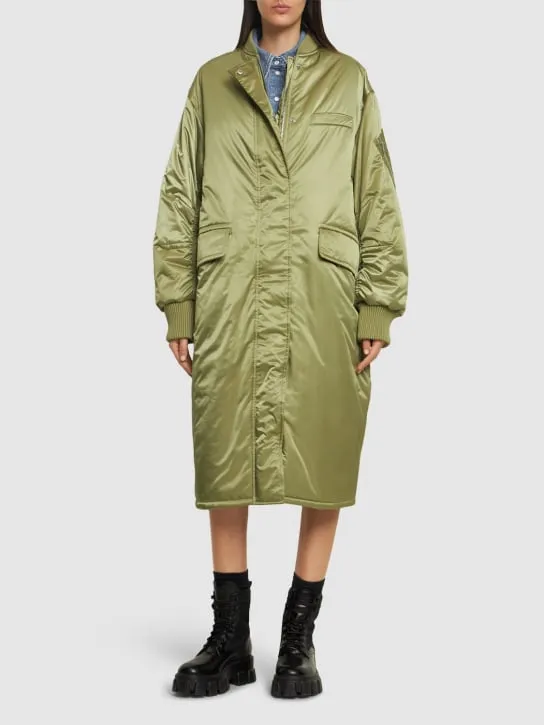 Stand Studio   Abbie nylon long coat 
