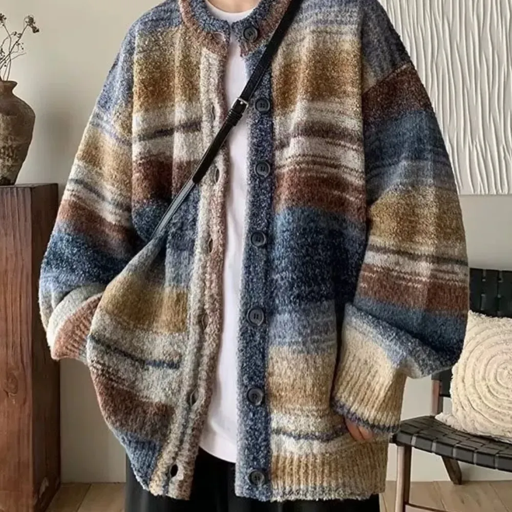 “Stripe Mix” Cardigan