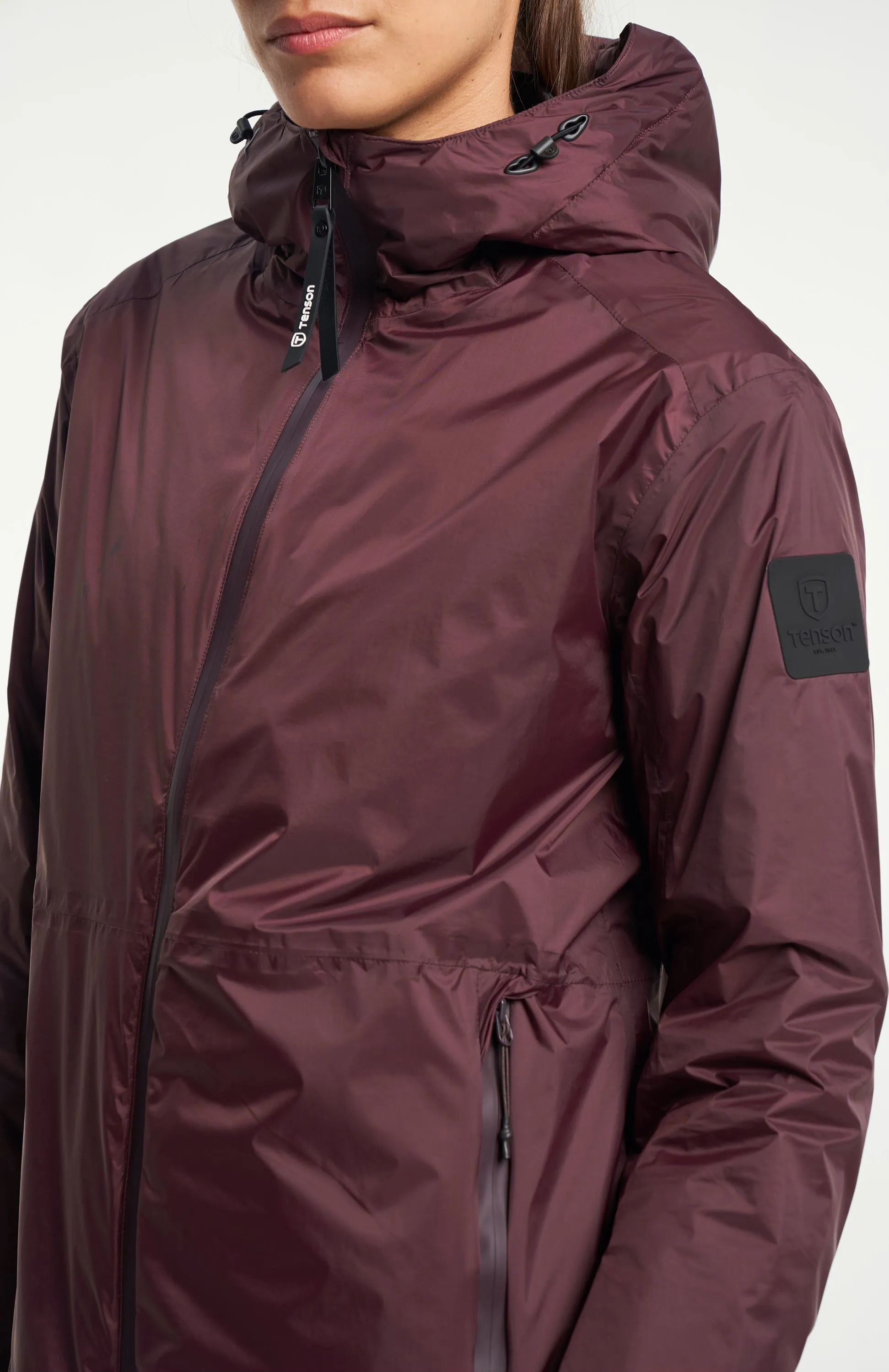 Tenson Women&#x27;s Transition Coat Aubergine | Buy Tenson Women&#x27;s Transition Coat Aubergine here | Outnorth