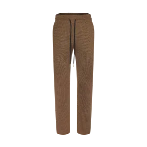 THE HOUNDSTOOTH PANTS-BROWN