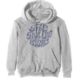 The Rolling Stones Unisex Pullover Hoodie: Vintage 70s Logo