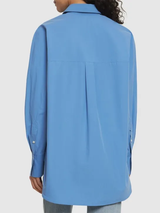 Toteme   Kimono sleeve cotton poplin shirt 