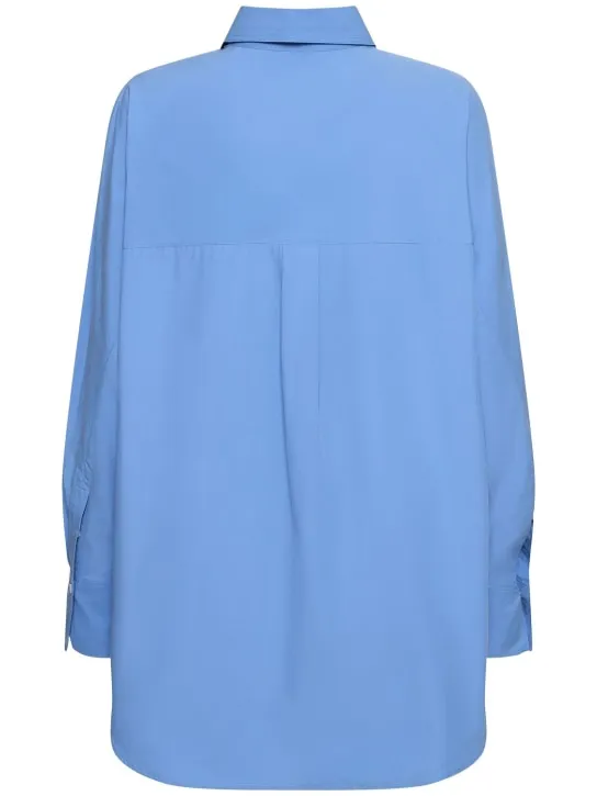 Toteme   Kimono sleeve cotton poplin shirt 